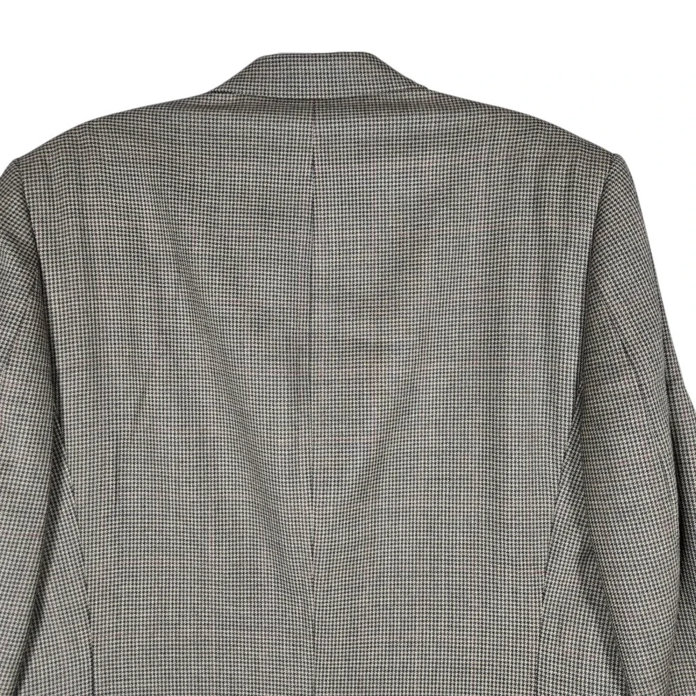 Lauren Ralph Lauren Sport Coat Mens Brown Houndstooth Plaid Blazer Long Jacket